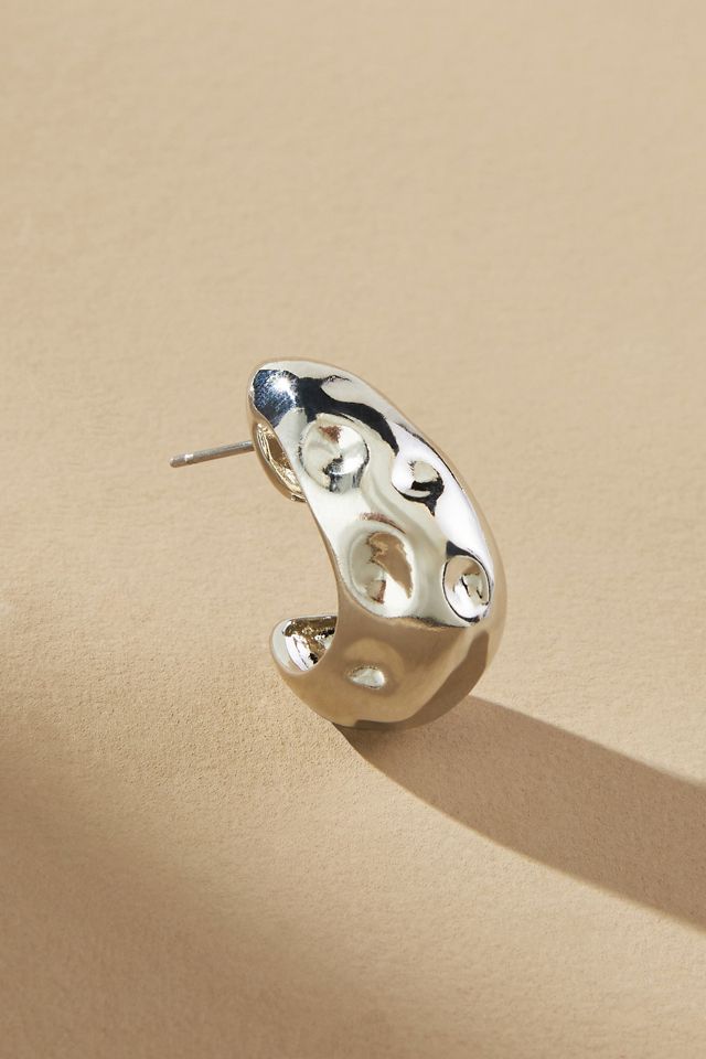 Molten Huggie Earrings #1