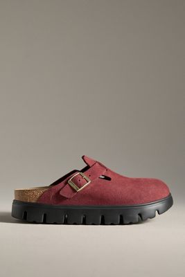 By Anthropologie Wood-Bottom Clog Heels