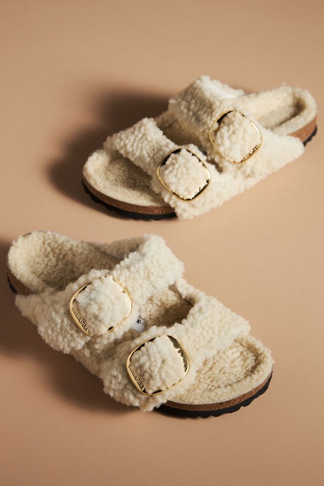 Birkenstock Arizona Big Buckle Teddy Sandals #2