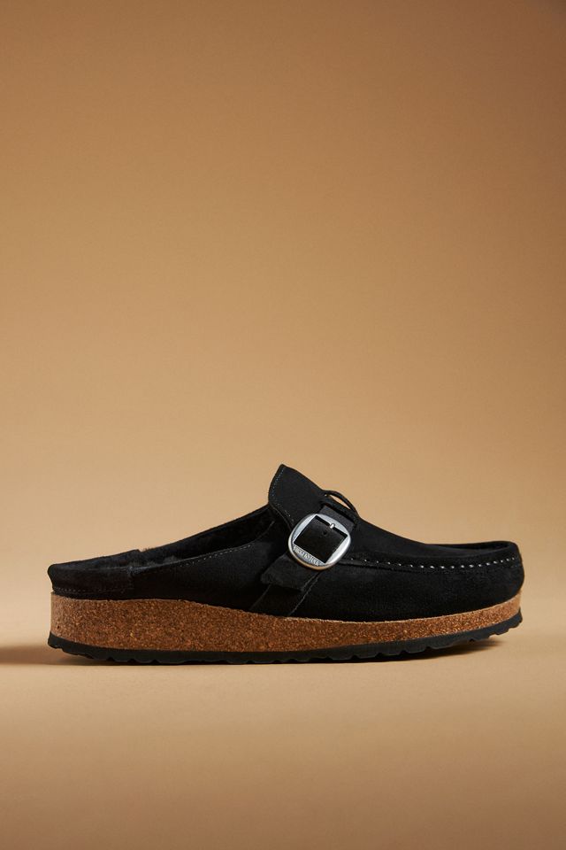 shearling clogs birkenstock