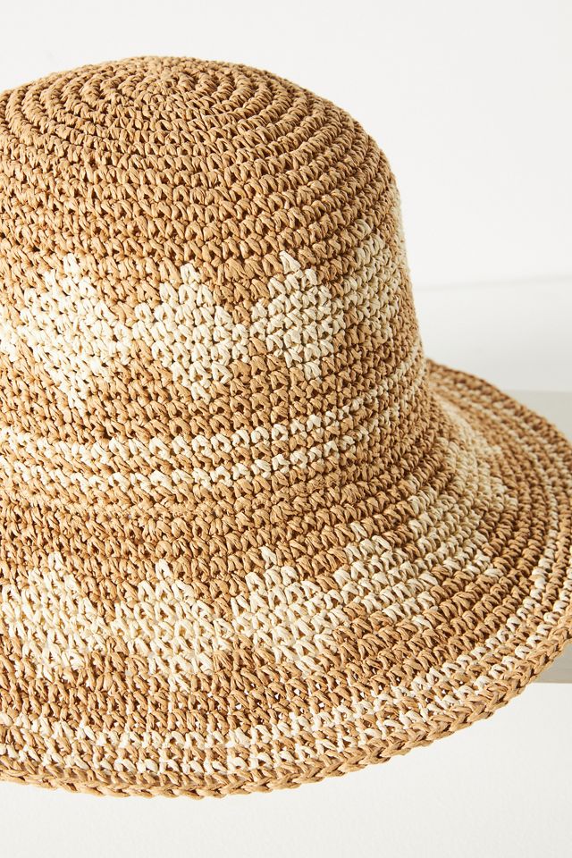 Printed Crochet Bucket Hat #3