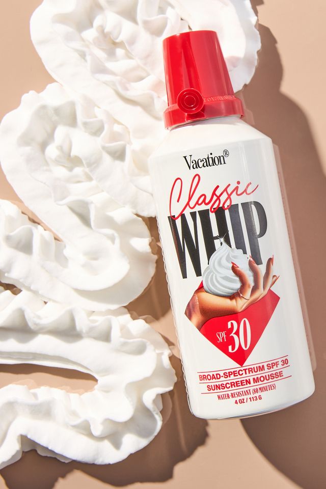 It's not every day you get to lather yourself in whipped cream. But with  Classic Whip SPF 30, you can do just that and enjoy optimal br