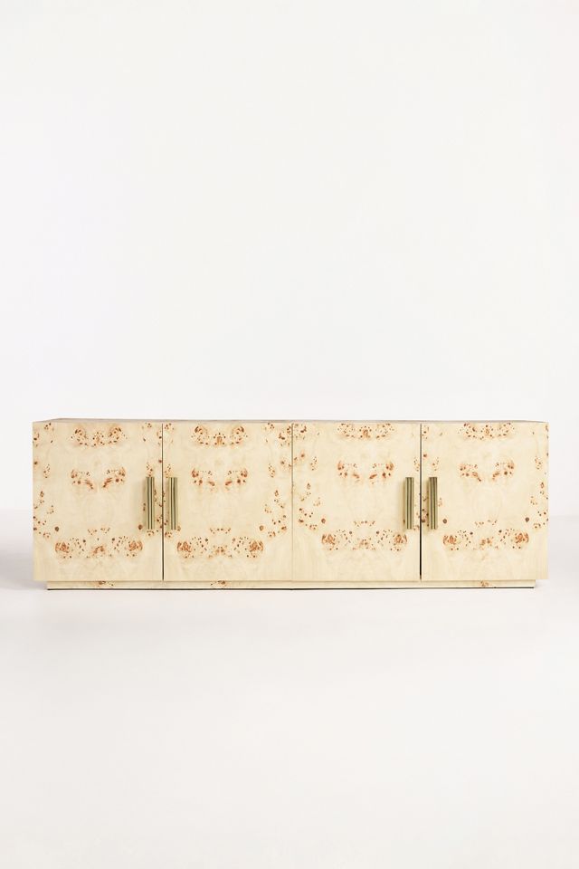 Erin Fetherston for Anthropologie Acacia Wood Buffet Sideboard #1