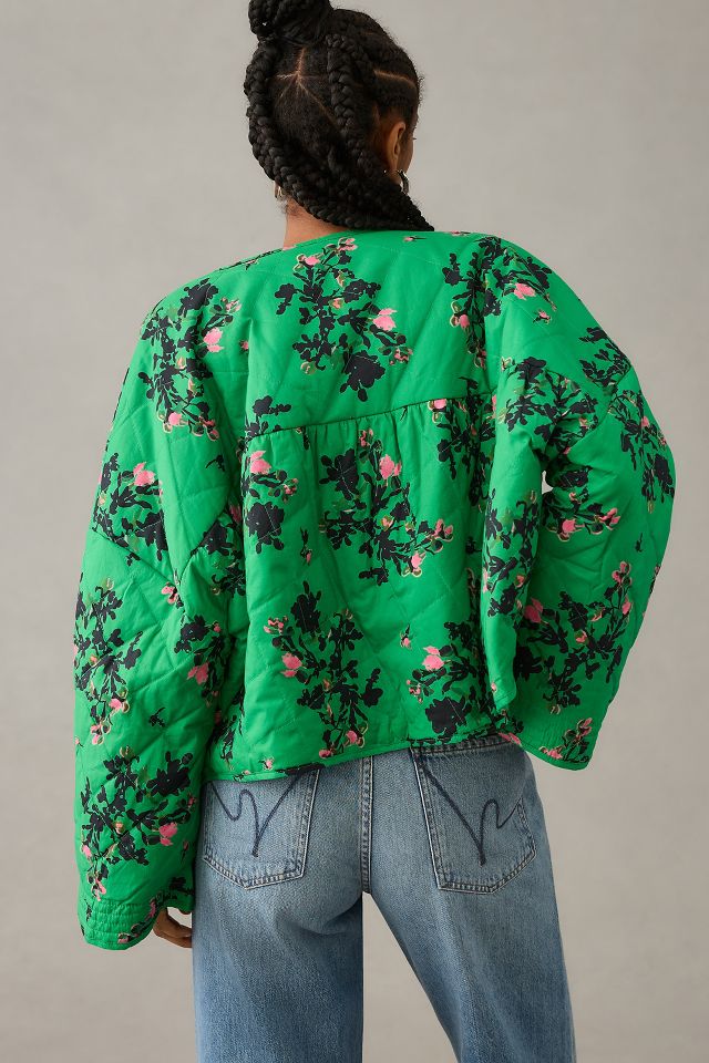 Anthropologie floral outlet coat