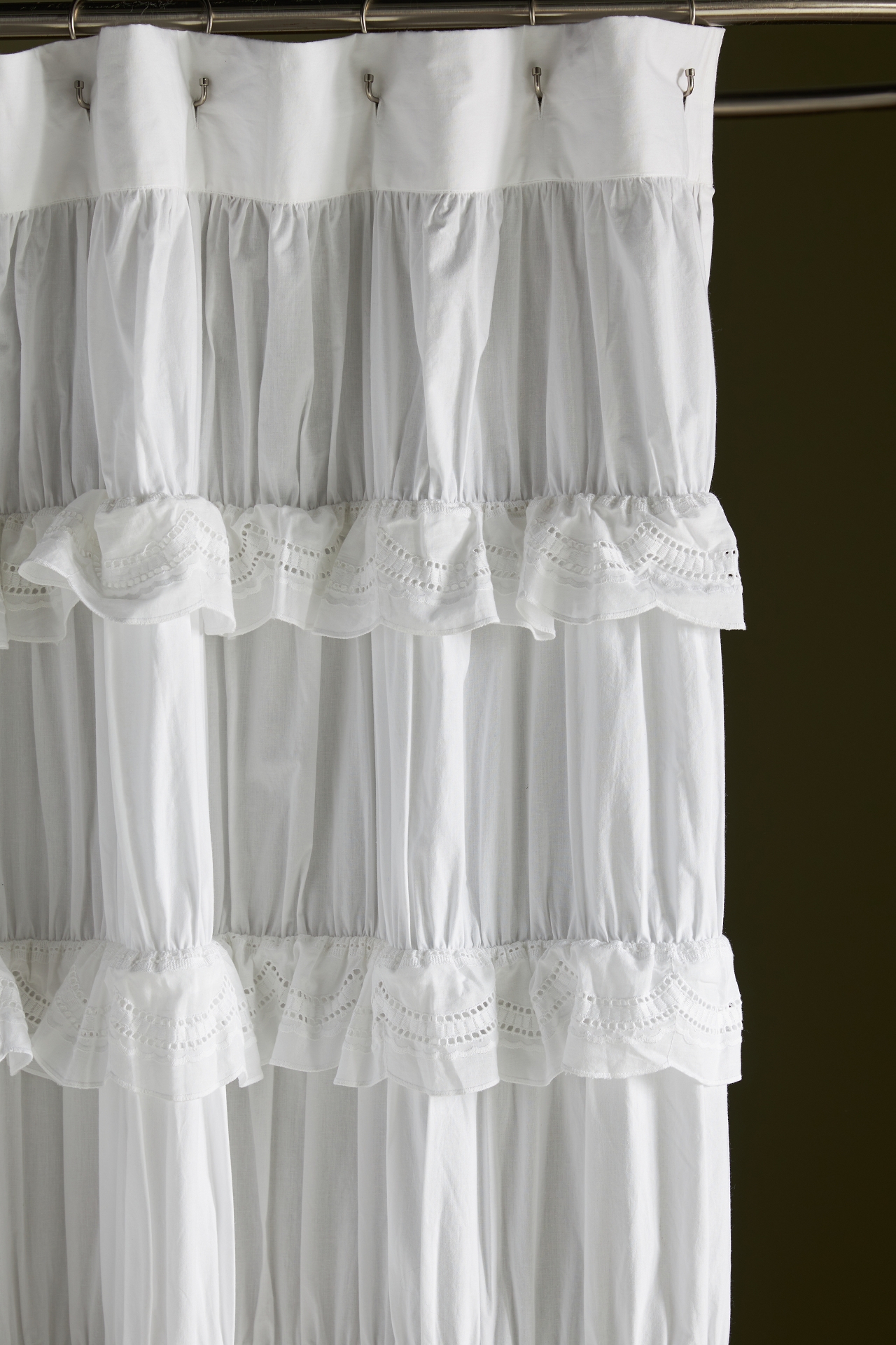 Astrid Ruffled Shower Curtain