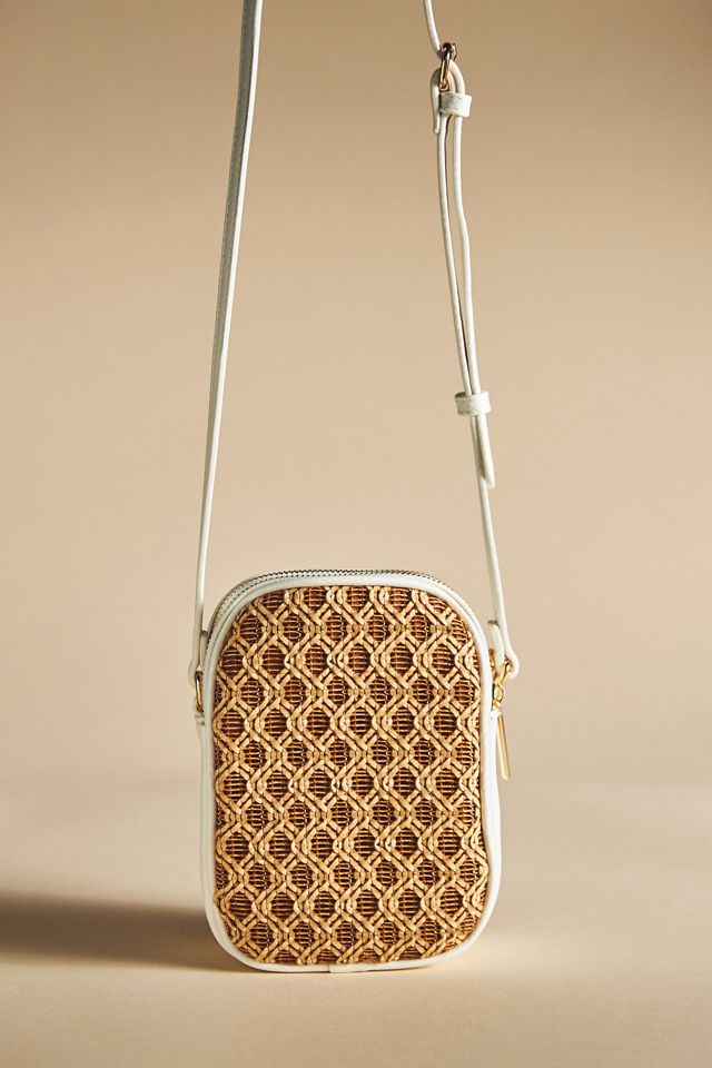 Mali + Lili Josephine Woven Crossbody Bag Anthropologie
