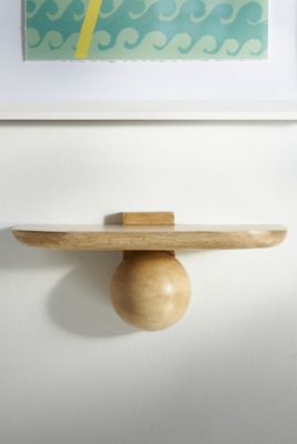 Lumi Natural Mango Wood Shelf