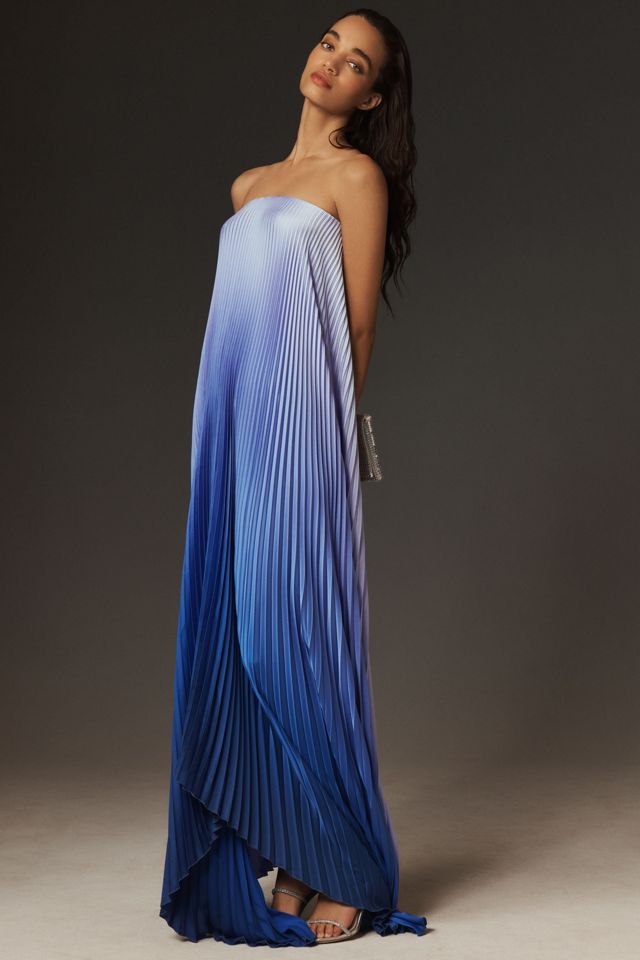L'IDÉE Elle Strapless Pleated Gown #3