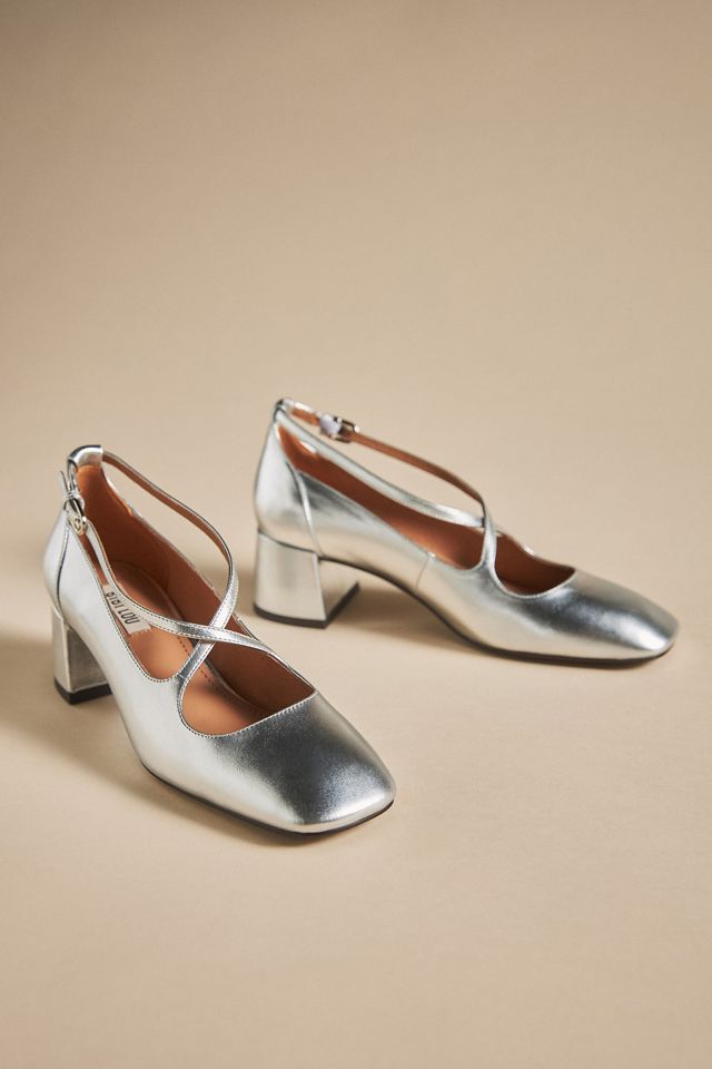 Bibi Lou Twist-Strap Mary Jane Heels #1