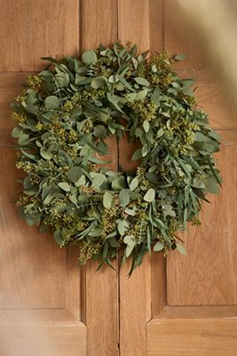 Fresh Tri-Eucalyptus Wreath
