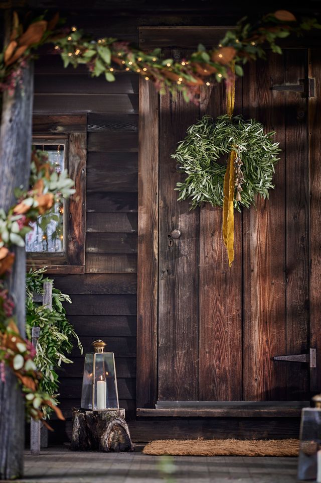 Fresh Olive Leaf Wreath #5