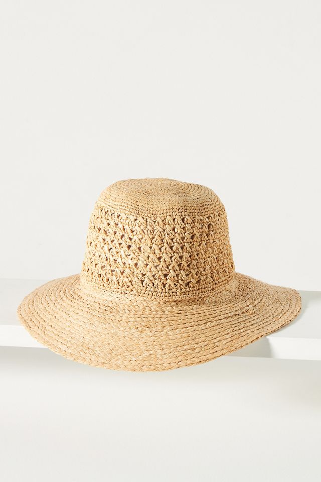 San Diego Hat Co. Crochet Bucket Hat | Anthropologie display picture 1