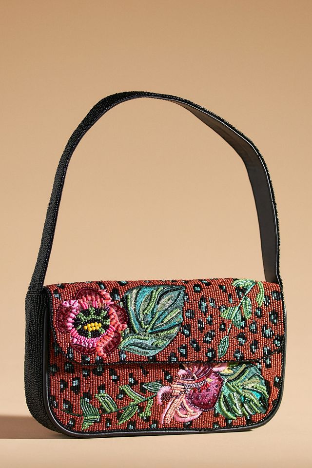 The Fiona Beaded Bag: Oversized Animal Print Edition | Anthropologie