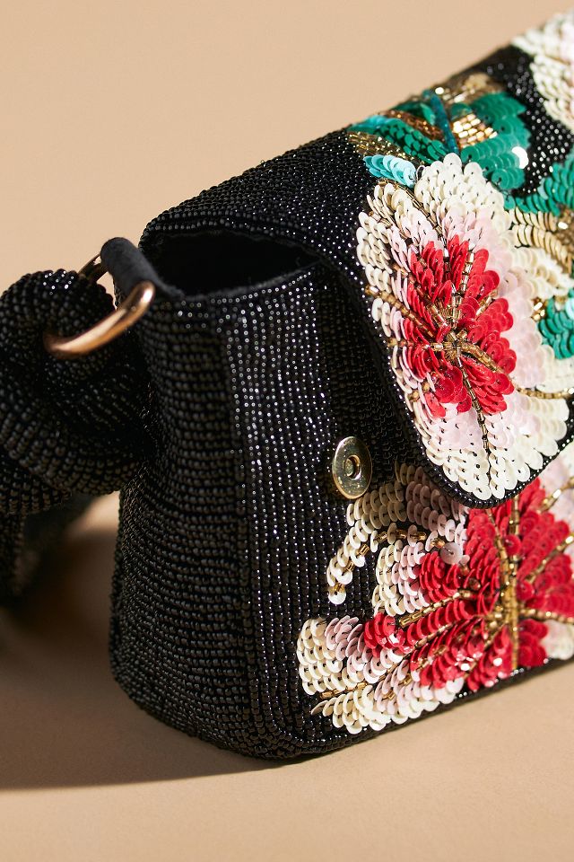 Embellished Beaded Knot Shoulder Bag #3