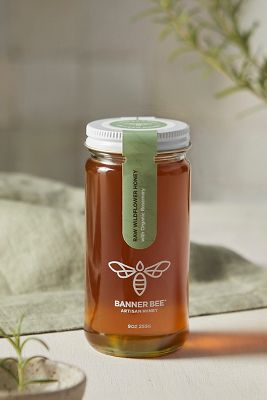 Rosemary Infused Raw Wildflower Honey