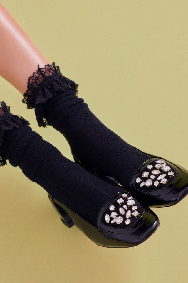 Vicenza Crystal Slingback Heels #1