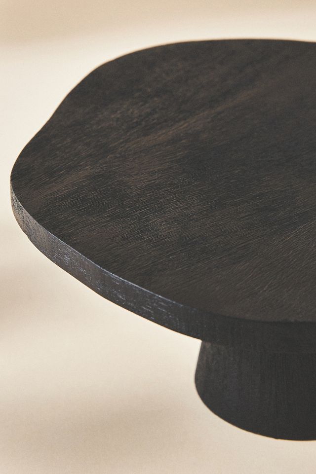 Black Mango Wood Cake Stand #1