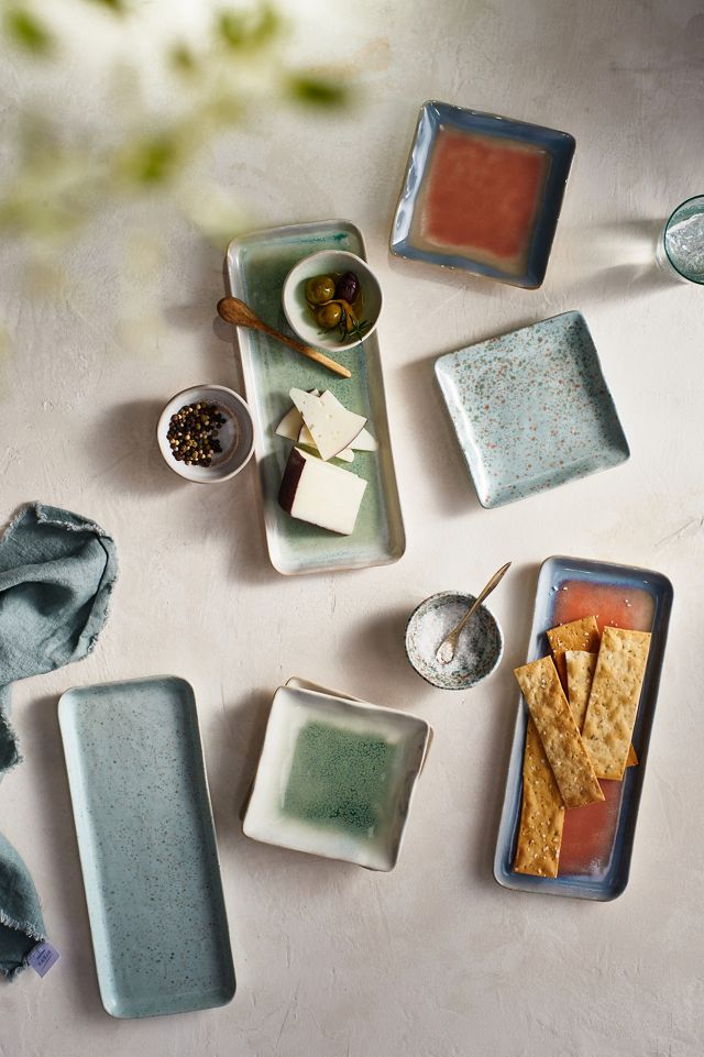 Color Wash Snack Plates, Set of 4 #5