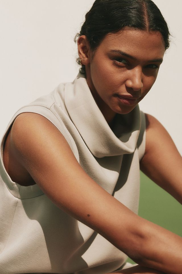 Varley Leigh Sleeveless Turtleneck Top | Anthropologie