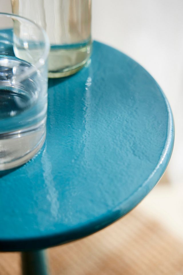 Spindle Aluminum Side Table #3