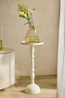 Spindle Aluminum Side Table