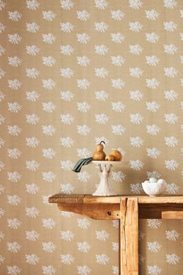 Lingua Franca Crochet Lace Flowers Wallpaper