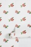 Mara Grey Tulip Ogee Floral Wallpaper