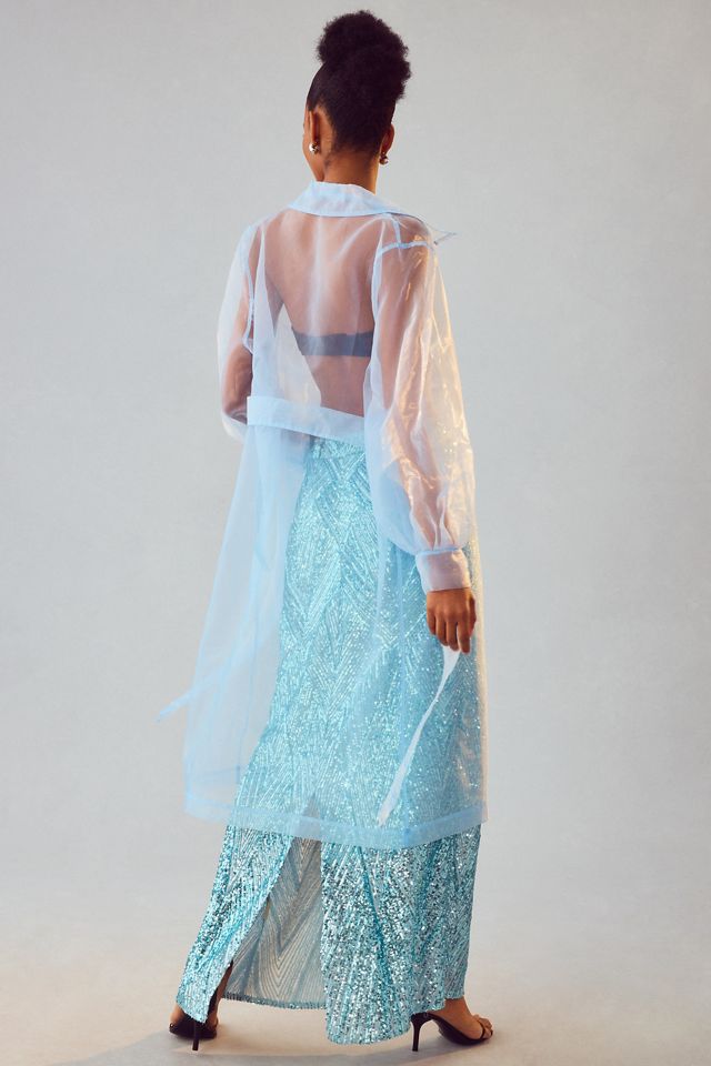 Maeve Sheer Collared Kimono #1