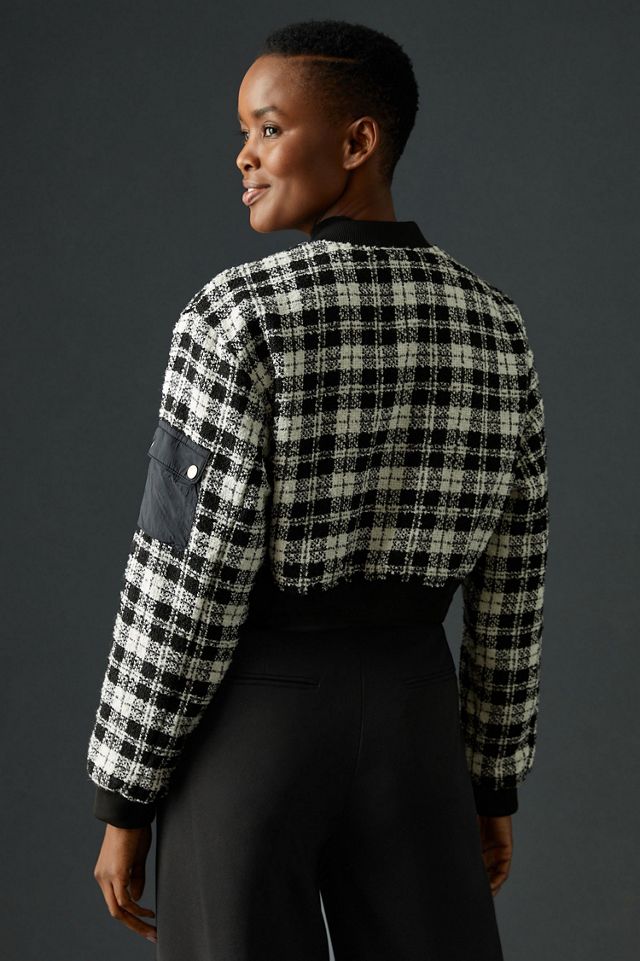 Maeve Plaid Tweed Jacket #1