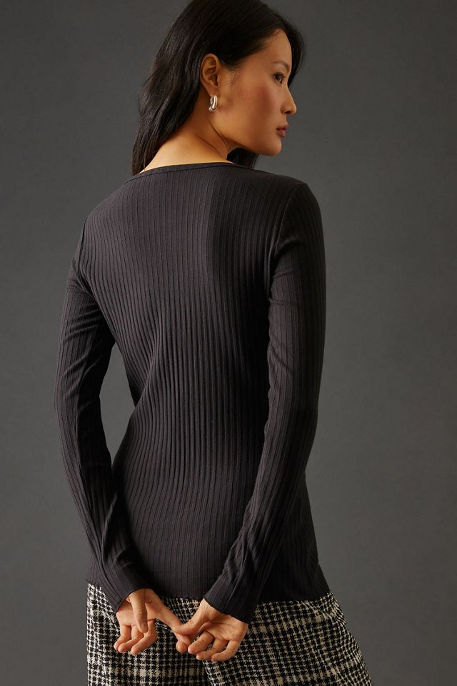 Ribbed Cardigan Sweater #1