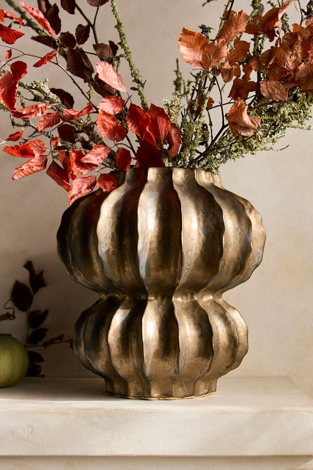Wavy Ridge Sculptural Vase #1