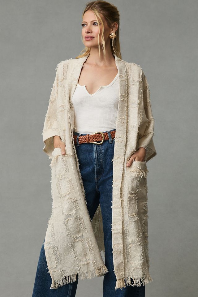 By Anthropologie Fringed Kimono #2