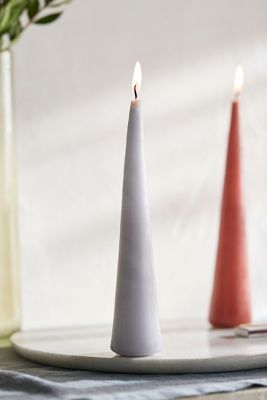 Terrain Cone Pillar Candle In Multi