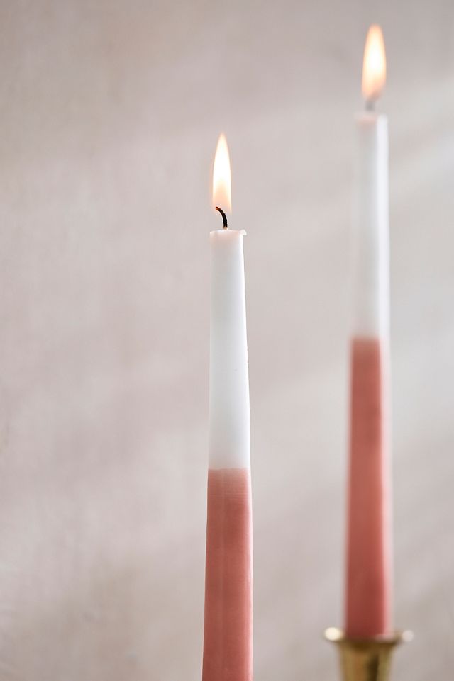 Dip Dye Taper Candles, Set of 2 #1