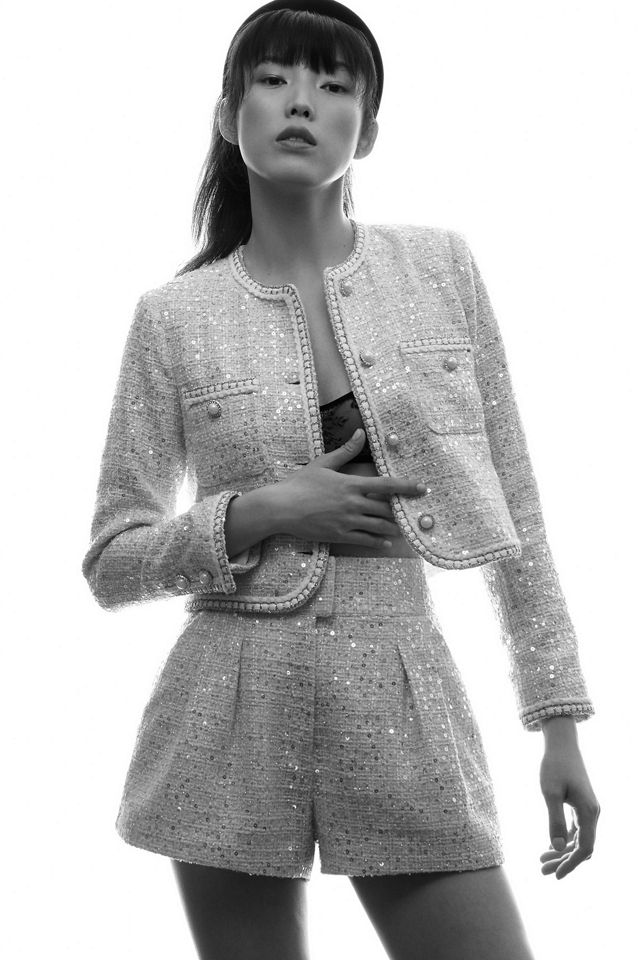 BHLDN Kenley Tweed Shorts #3