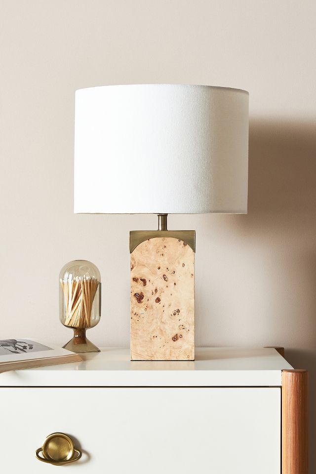 Burl Wood Table Lamp | Anthropologie