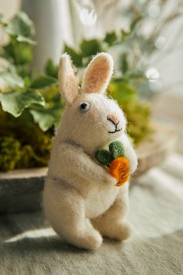 Felt Easter Bunny with Carrot toy ☆ (felt crafts) ☆ 🥕🐇 