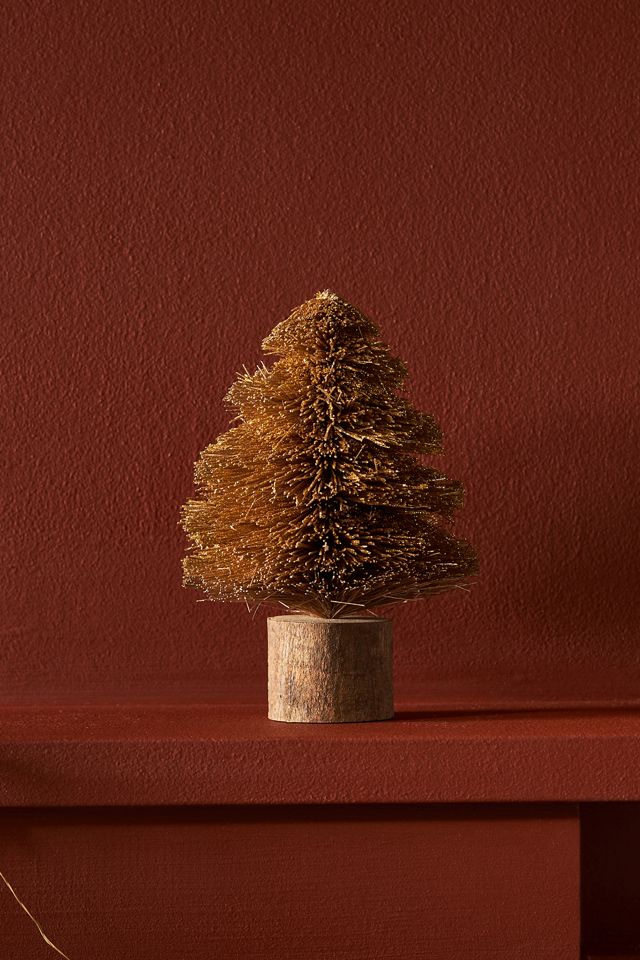 Decorative Sisal Wooden Christmas Tree, Short Anthropologie UK