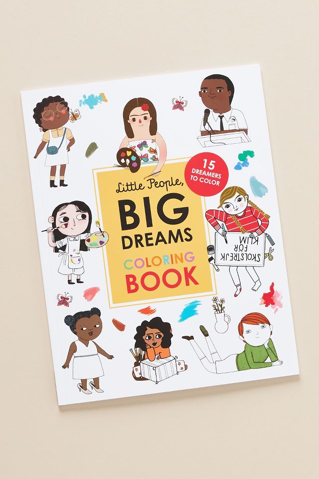 Little People, Big Dreams Coloring Book AnthroLiving