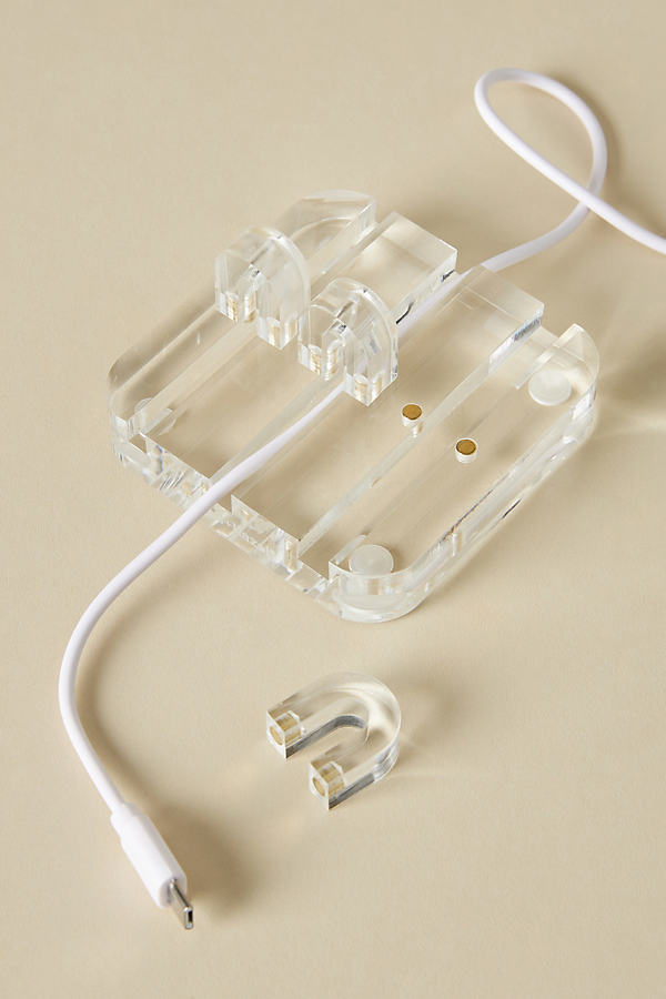 Russell + Hazel Acrylic Cord Manager In Clear