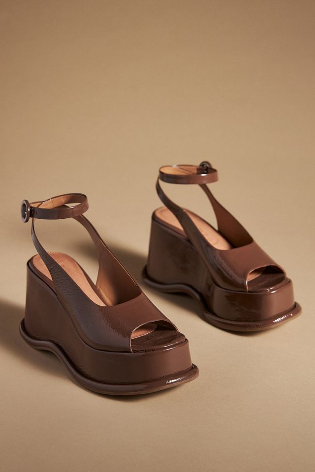 slingback platform heels
