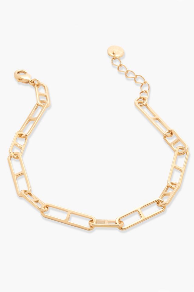 Brook & York Elongated Mariner Link Chain Bracelet #1