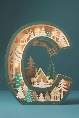 Wonderland Scene Monogram