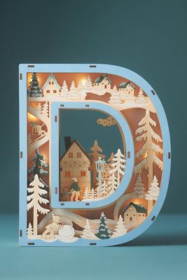 Wonderland Scene Monogram