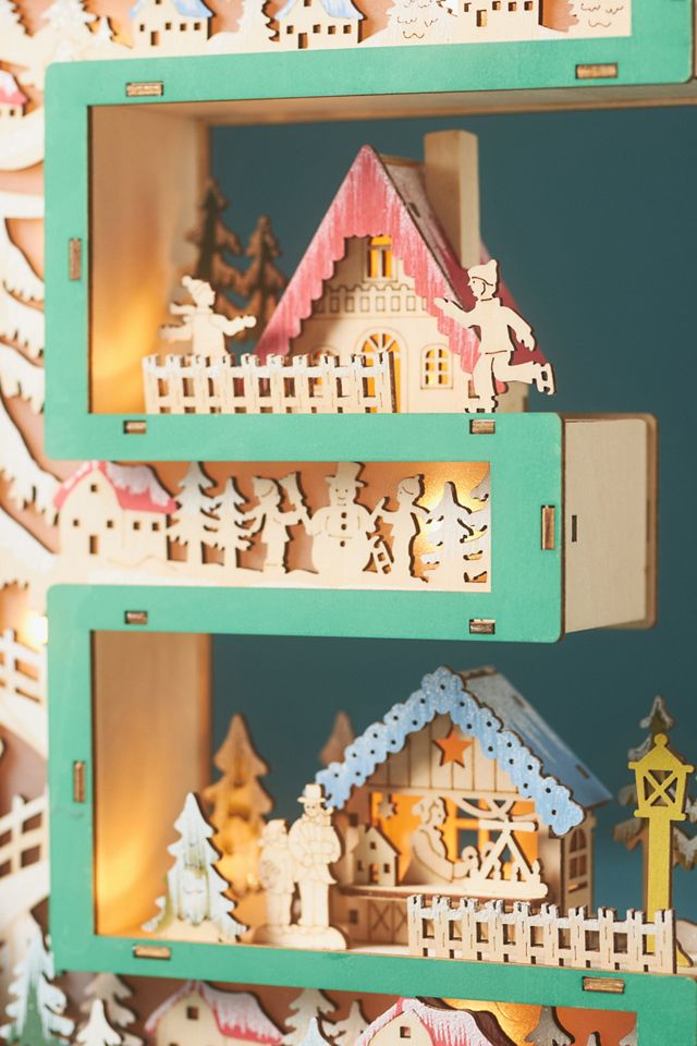 Wonderland Scene Monogram | Anthropologie