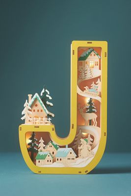 Wonderland Scene Monogram