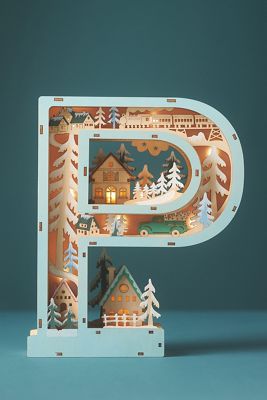 Wonderland Scene Monogram