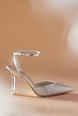 Lola Cruz Brescia Heels In Silver