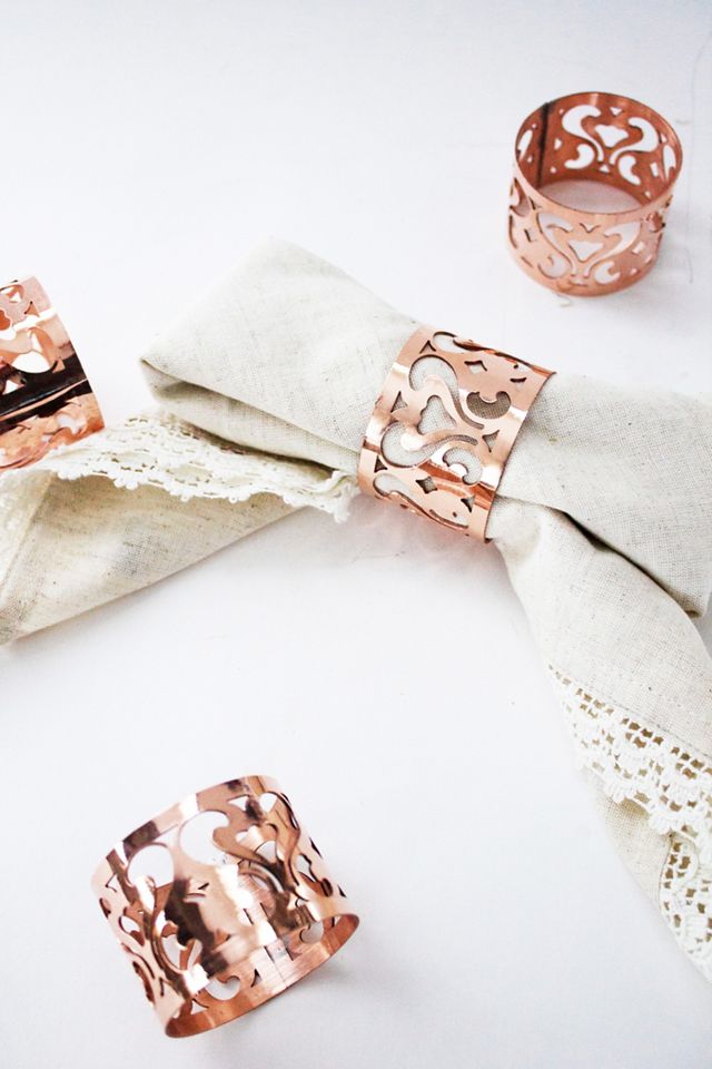 Coppermill Kitchen Vintage Inspired Napkin Rings Set #1