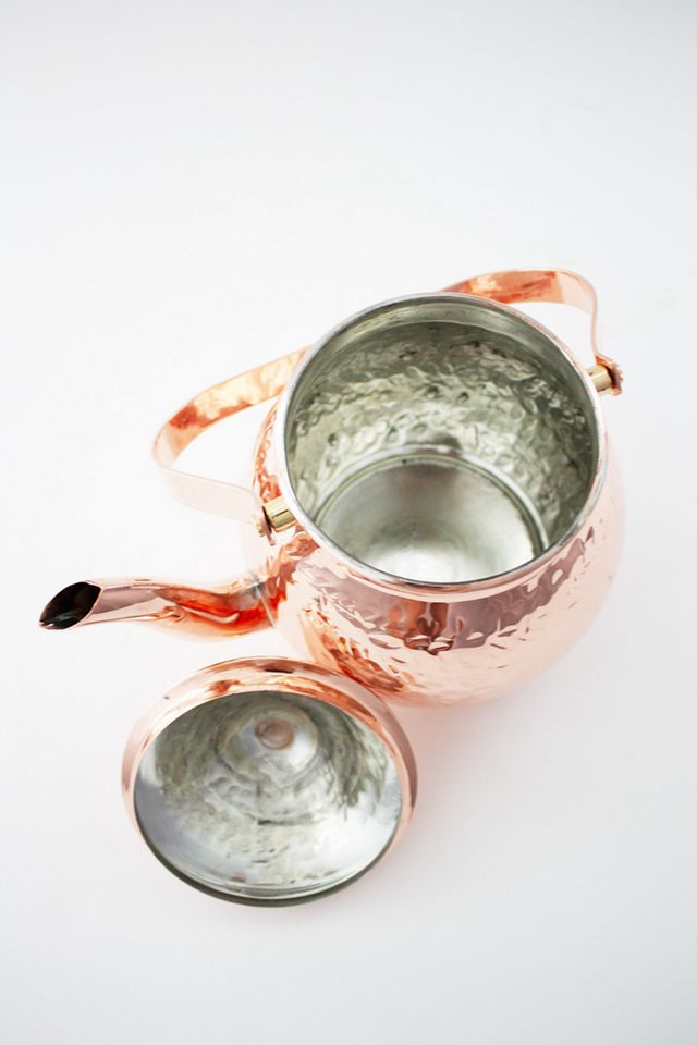 Coppermill Kitchen Vintage Inspired Hand Hammered Teapot #1